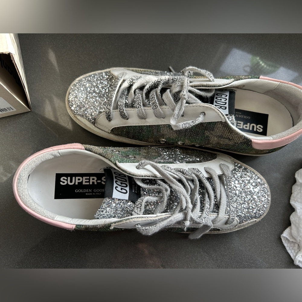 Golden Goose Super Star Classic Glitter Toe